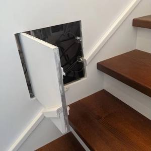 Trappe de plafond verrouillable bon marché, étanche, en aluminium, pour accès aux canalisations - Product Image 4