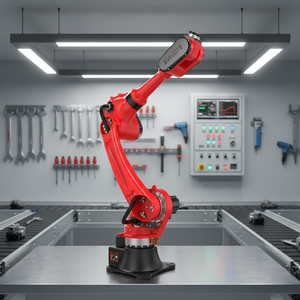 Промышленный 6-осевой робот-манипулятор BORUNTE с защитой IP65, двигателем PLC для функций обработки материалов, покраски, резки, захвата/подъема грузов - Product Image 1