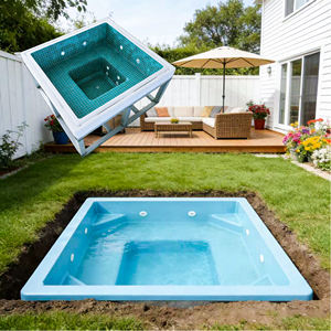 Piscina de contenedor, piscina de hielo para recuperación, piscina elevada, piscina exterior, piscina de contenedor, tina de inmersión en frío - Product Image 1