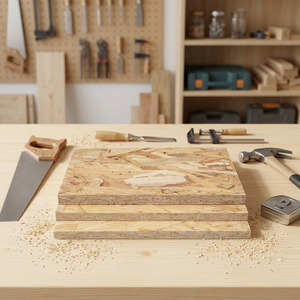 Tablero de Contrachapado <span class=keywords><strong>OSB</strong></span> de <span class=keywords><strong>3</strong></span> Capas, Material de Pino, Superficie Acabada, 15mm 18mm <span class=keywords><strong>20mm</strong></span> 22mm, Revestimiento para Construcción, Fábrica China - Product Image 1