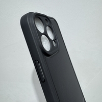 2025 plus récent étui de téléphone en fibre de carbone Texture Tpu pour iPhone 16 Pro Max 15 14 Plus 13 12 Mini 11 housse de protection mate