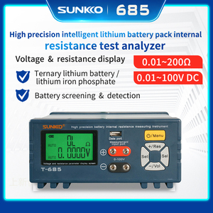 Testeur de batterie lithium 18650 SUNKKOT-685, appareil de mesure de la tension interne et de la résistance pour la réparation de batteries - Product Image 2