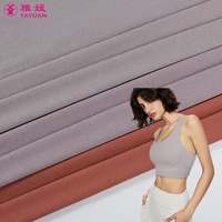 Tela de Punto Acanalado Suave y Elástica, Tela Acanalada de Color Sólido para Ropa Interior Femenina y Camisetas sin Mangas