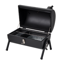 SEJR – Grill à charbon Portable pour l'extérieur, Mini Barbecue, fumoir