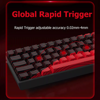 Clavier mécanique de jeu programmable Madlions MAD 60 HE 61 touches filaire RGB USB Type-C à effet Hall avec taux de réponse 8K
