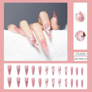 MOBRAY Nouveaux Arrivages Ongles à Coller en Gros Ongles Acryliques Faits Main Usine Livraison Gratuite Échantillon Gratuit Faux Ongles Faits Main - Product Image 2