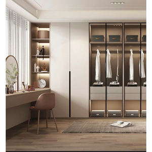 Armoires modernes personnalisées artisanales Portes Dressing Dressing Walk In Closet Organisation Idées de conception - Product Image 1