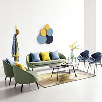 Meubles de bureau de haute qualité, ensemble de canapés de bureau modernes, confortables et esthétiques, canapé irrégulier