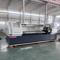 Tour CNC CK6150 de 3000 mm à lit intégré haute rigidité pour le tournage de précision d'arbres, de tuyaux et de brides