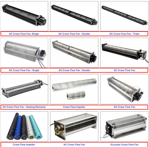 LONGWELL OEMタンジェンシャルファンサプライヤー耐久性アルミニウム合金インペラークロスフローファンエアコンユニット用 - Product Image 5