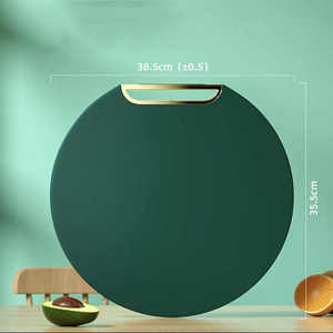 Chất lượng cao sinh thái thân thiện an toàn thực phẩm màu lớn vòng nhựa thớt <span class=keywords><strong>Board</strong></span> Set cho nhà bếp - Product Image 1