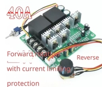 Régulateur de vitesse avec protection contre l'inversion de sens, contrôleur de moteur sans balais PWM 360W 12V, prend en charge le fonctionnement avec convertisseur inverseur