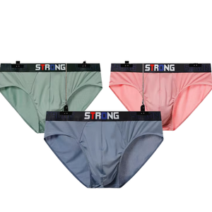 Calzoncillos Boxer para Hombre Alvin Lein, Paquete de 4, Corte Medio, Algodón Sólido Transpirable, Blanco, Gris, Negro, Azul Marino - Product Image 5