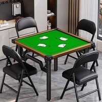 Nouvelle table de mahjong pliante en métal 2026, forte capacité de charge, grand espace de mouvement des pieds, différentes tailles disponibles