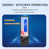 Totem interactif à double écran Android pour affichage publicitaire extérieur – Borne tactile numérique LCD pour centre commercial