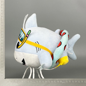 Peluche Carino di Jeff il <span class=keywords><strong>Squalo</strong></span> Terrestre, Morbido <span class=keywords><strong>Giocattolo</strong></span> a Forma di <span class=keywords><strong>Squalo</strong></span> Estivo con Boccaglio e Galleggiante, Regalo per Bambini - Product Image 3