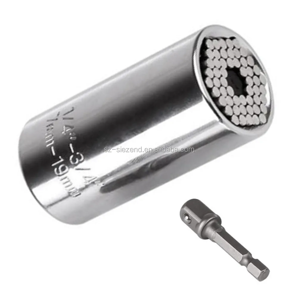 Bán Buôn Ổ Cắm Đa Năng, 7Mm-19Mm Đa Chức Năng Ratchet Wrench Power Drill Adapter Ổ Cắm Đa Năng Grip Tool