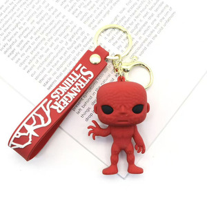 Llaveros de PVC 3D de Chongjie con Figuras de Anime de <span class=keywords><strong>Stranger</strong></span> <span class=keywords><strong>Things</strong></span>, Llaveros de Goma de PVC 3D Personalizados de <span class=keywords><strong>Stranger</strong></span> <span class=keywords><strong>Things</strong></span> - Product Image 5