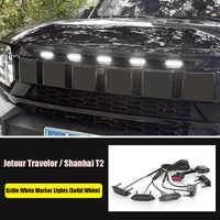 Kit d'éclairage d'ambiance pour calandre avant avec petites lumières jaunes, configuration 1 à 4, compatible avec Jetour Traveler/T2 2026