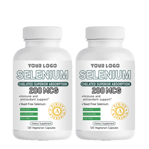 High Potency Selenium Capsules Antioxidant Supplement Support Immune <strong>Thyroid</strong> Function for Adults Selenium Capsules - Product Image 4