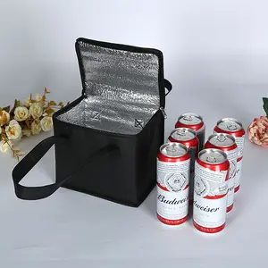 Customize Wholesale Portable Tote Soft Lunch Bag Food Wine Cooler Bag Camping Picnic Thermal Insulated Cooler Bag