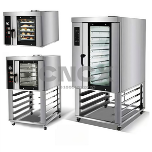 <span class=keywords><strong>Four</strong></span> à convection pour boulangerie, <span class=keywords><strong>four</strong></span> électrique à air forcé commercial à 6 plateaux, cuisson rapide et uniforme, sans zones froides - Product Image 2