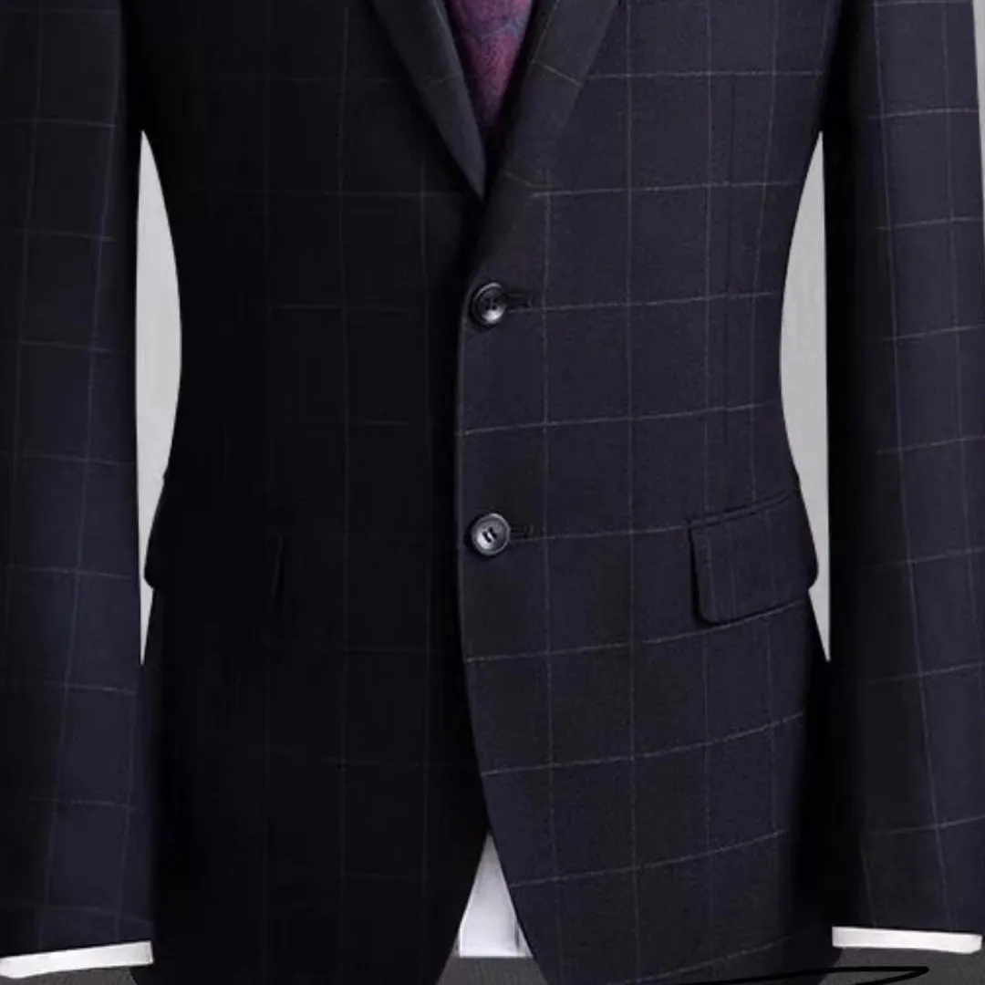 Men's suit suit customized Korean men's long sleeve suit high-grade business tooling