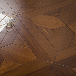 Parquet de Ingeniería Multicapa de Nogal T&G, Ignífugo, Resistente a las Manchas, Duradero, con Borde CE Brillante, Grado ABC, 12mm 16mm, para Casa de Campo - Product Image 1