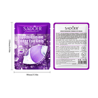 Masque pour les yeux en feuille d'ergothionéine SADOER - Nourrit, hydrate et raffermit pour les peaux sensibles