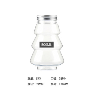 400/500ML אלים קריקטורה דוב מים כוס כוס קריקטורה פלסטיק נסיעות קמפינג נייד מיץ חלב תה מים בקבוק - Product Image 3