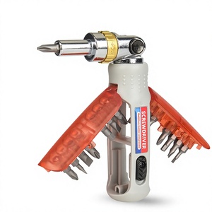 Multifunctional Ratcheting <b>Screwdriver</b> Set With Interchangeable Bits For Home Diy Repair Tools - Product Image 2