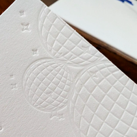 Juego de Invitaciones de Boda Elegantes en Papel de Algodón Personalizado, Invitaciones de Lujo con Grabado, Invitación Moderna y Sencilla para Banquete de Matrimonio