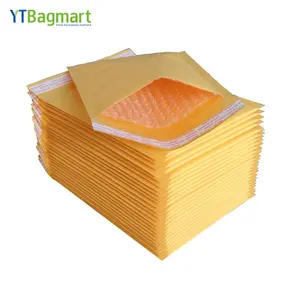 Custom Printed Logo Self Sealing Letter Air Padded Envelope Courier Bag Bubble Mailers Mailing Bags Kraft Paper