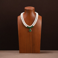 FANXI haut de gamme Base en bois personnalisé bijoux présentoir collier Mannequins buste pour bijoux magasins