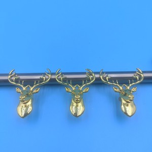 Zinc Alloy Deer Head Furniture Handle <b>Cabinet</b> Drawer Novelty Shape <b>Rustic</b> Design Durable - Product Image 4