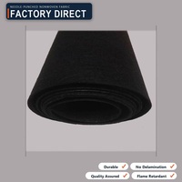Rouleau de tissu non tissé aiguilleté, largeur, poids et couleur personnalisables, feutre textile industriel durable