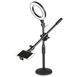 Telefon aksesuarları LED Selfie halka ışık ek lamba cep telefonu stendi - Product Image 5