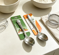 Ensemble de couverts légers en acier inoxydable 410, argenté, économique et en gros, pour pique-nique et fête en plein air