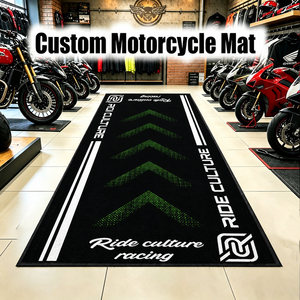 Tapis de moto |   Tapis en caoutchouc résistant à l'usure pour motocross, tapis de course épais pour compétition en extérieur - Product Image 1