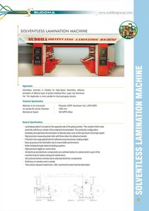 Machine industrielle de laminage à froid automatique pour film d'emballage, papier et feuille, avec fonction de laminage en ligne - Product Image 4