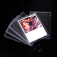 Porte-cartes de crédit et passeports 3 x 4 à chargement latéral et par le haut, anti-RFID, en PVC, pour cartes de visite et cartes d'identité