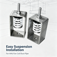 Support anti-vibration flexible en acier inoxydable pour suspension de plafond CVC, conduite de ventilation AHU
