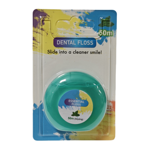 Boîte de <span class=keywords><strong>fil</strong></span> <span class=keywords><strong>dentaire</strong></span> portable ronde de 50 m, saveur menthe, lisse et résistante à la rupture, pour nettoyer l'espace interdentaire - Product Image 3