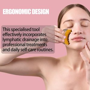 Brosse de massage lymphatique personnalisée avec logo – Conception ergonomique pour un drainage précis de la peau et un massage soulageant la fatigue – Brosse sèche - Product Image 4