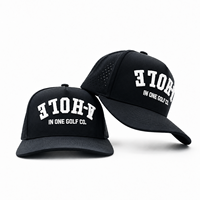 Casquette de golf à cinq panneaux avec patch brodé 3D, logo personnalisé, haute qualité, faible MOQ, snapback, visière plate, protection solaire, durable