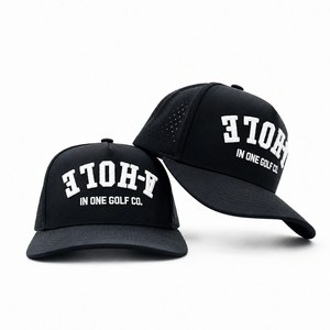 Casquette de golf à cinq panneaux avec patch brodé 3D, logo personnalisé, haute qualité, faible MOQ, snapback, visière plate, protection solaire, durable - Product Image 1
