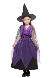 Costume <span class=keywords><strong>da</strong></span> <span class=keywords><strong>Strega</strong></span> per Bambine BX, Vestito di Halloween con Cappello a Punta, Abbigliamento per Spettacoli per Bambini - Product Image 6