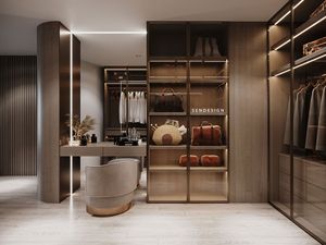 Armoire de chambre contemporaine haut de gamme, écologique, avec penderie intégrée, étagères personnalisables, <span class=keywords><strong>meubles</strong></span> assemblés - Product Image 4