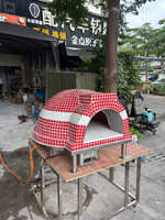 Four à pizza d'intérieur et d'extérieur, chauffage au bois et au gaz
