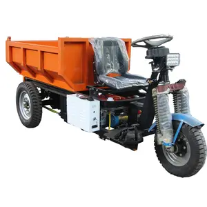 Sistema totalmente hidráulico Preço Baixo Triciclo 1.5 Ton Site Dumper Pequena Mini Carga Elétrica Dumping Truck r para Venda no Paquistão